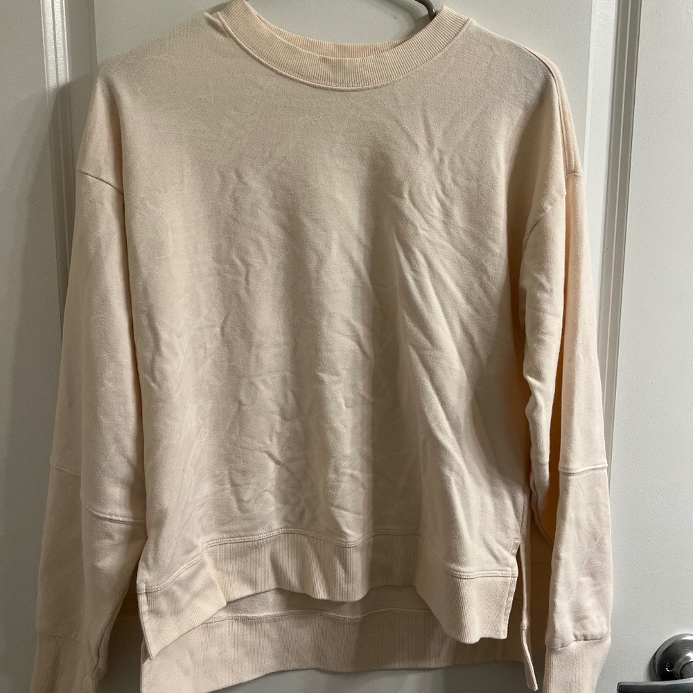 Pink and White Marble All In Motion Longsleeve